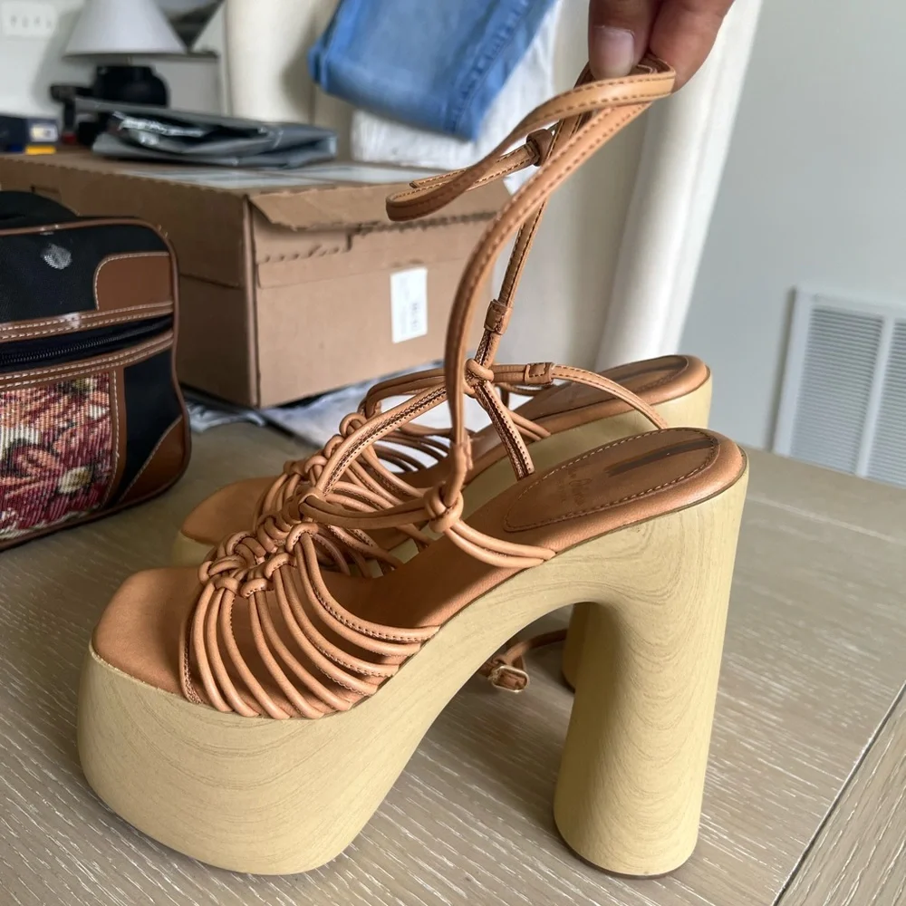Sam Edelman Chunky strap up heels - Picture 4 of 12